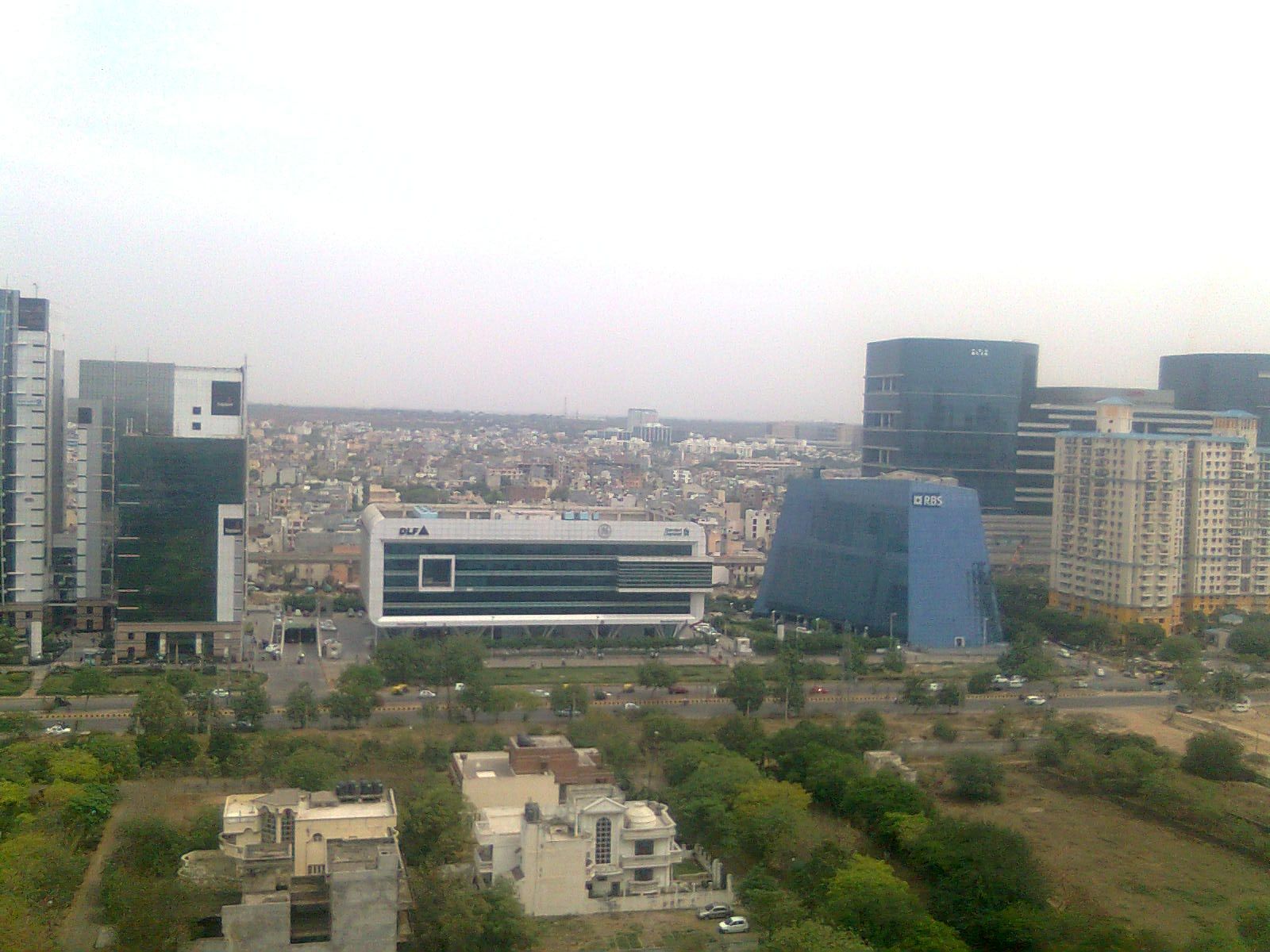 Gurgaon Skyline Aerial